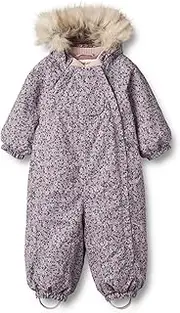 [Wheat] Nickie Children's Unisex Snowsuit Ski Overall Waterproof Breathable Size Certified
