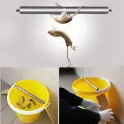 Stainless Steel Mice Mouse Rats Roll Trap log Grasp Bucket Rolling Roller Rod AU