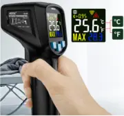 Non Contact Infrared Thermometer -50 to 400 °C Temp Laser Gun MESTEK IR