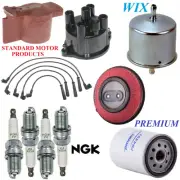 Tune Up Kit Filters Cap Wire Spark Plugs For NISSAN D21 L4 2.4L 1990-1992