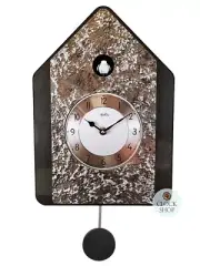 Stone Modern Battery Cuckoo Clock 34cm By AMS