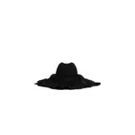 [COMME DES GARCONS] Fringed Wool Hat Black