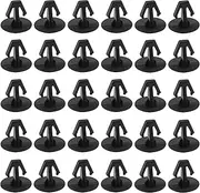 eMagTech 30PCS Door Seal Trim Clips 91518-SM4-003 Compatible with Qashqai X-Trail Accord CivicC Plastic Seal Weatherstrip Clips Bonnet Edge Seal Clips