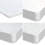Dreamz Mattress Protector Bamboo Cotton Cover Waterproof /8cm Topper Queen King