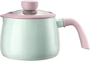 [BIENKA] Soup Pot Induction Cooker, Instant with Transparent Cover, Mini Non Stick Hot Enamel, Milk and Coffee Pot Bowls Pot