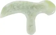 Natural Jade Stone Foot Massage Tool Portable Manual Massager Kit for Full Body Relaxation Lightweight and Versatile Scraping Stick for Home Spa