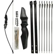 Archery 40lbs Takedown Straight Recurve Bow Arrows Right Hand Adult Beginner