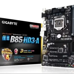 【特惠促銷 秒發】技嘉B85HD3主板支持英特爾1150四代i3i5i7e31231v3等cpu三代內存