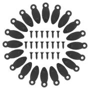 Sturdy Frame Fixing Buckles, Essential for Mounting Photo and Art Frames Black 2.2x0.9cm