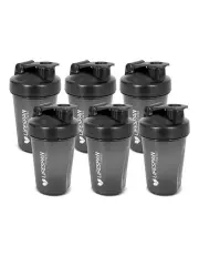 [Lifespan Fitness] Shaker Bottle 500ml Pack of 6 in Black