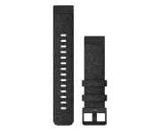 Garmin QuickFit 20 Watch Band - Heathered Black Nylon with Black Hardware