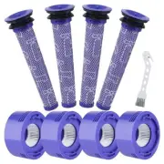 8 Pack Filter Set for Dyson V7 V8 SV10 Animal Absolute Motorhead Cordless Vac...
