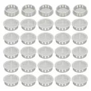 30Pcs 35mm/1.4in Air Vents Circular Soffit Vents, Light Grey Soffit Vent Cover