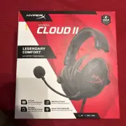 HyperX Cloud II Over The Ear Gaming Headset with Mic & Controller Brand New