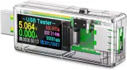 USB 3.0 Tester, IPS Color Display Digital Multimeter Voltmeter Current and Volt