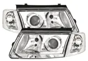 Mga headlight for VW PASSAT B5 3B 96-00 H7 Chrome UK RHD/LHD LPVW68WS XINO AU