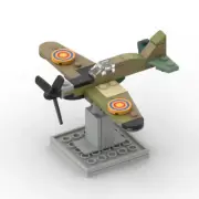 ZITIANYOUBUILD Avro Lancaster + Supermarine Spitfire Model 306 Bricks MOC Gift