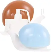 RORPOIR Automatic Liquid Soap Dispenser Snail Shape for Hand Dish Soap Set of 2 Bathroom Kitchen Use