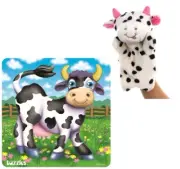 Wooden Puzzle (Tuzzles - Australian Made Puzzle) and Puppet Set