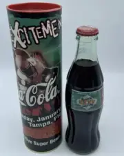 Coke Coca-Cola Super Bowl XXXV Commemorative Bottle in Tube New NFL 2001
