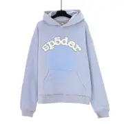 Sp5der Hip -hop Singer 3d Printed Sweater Men And Women Even Hoodie Casual Set blue hoodie M