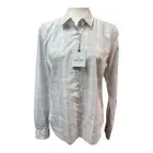 UNTUCKIT Womens Chasseles Button Up Blouse~Size 4~Grey Pink Purple Plaid NWT