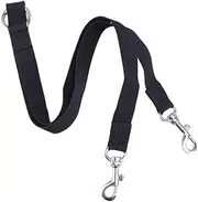 FONDOTIN Pet Walker Trainer Leash 2cm Wide Dual Double Dog Lead No Suits Dog Collars Super Strong Nylon Straps