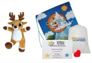 Make Your Own Stuffed Animal Mini 8 Inch Very Soft Reindeer Kit - No Sewing Requ