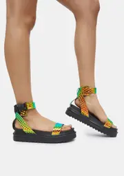 [Lemon Drop by Privileged] Kassandra Gladiator Sandals