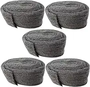 Steel Wool Barrier Kit 5pcs Rodent Hole Filler Fine Mesh for Mice Garage Ventilation