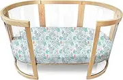 Babyhood Amani Bebe Oval Fitted Sheet, Paint