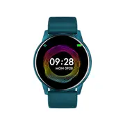 Zl01 1.3' Hd Screen Wristband Heart Rate Blood Pressure O2 Monitor Music Camera Control Weather Display Smart Watch Green
