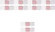 Healvian 5sets Nail Storage Box Display Holder Portable Supply for Nail Art Abs Material 6pcs*5