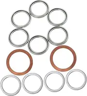 Easy Install 12pc Differential Gasket and Washer Set Rear Differential Drain Washer