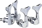 Ortega Guitars Die Cast Bass Guitar Tuning Machines 4 in Line-Right Hand Chrome (OTMEB22-CR)