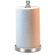 Paper Towel Holder Countertop with Weighted Base, One-Handed Design No Tipping O