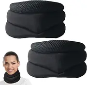 Vitavix Neck Support For Snoring, Necksupport - Never Snore Again, Adjustable Three Stage Cervical Collar, Keep Vertebrae Stable Relief of Cervical Spine Pressure for Women& Men (2PCS)