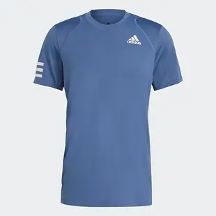 Adidas CLUB TENNIS 男裝 短袖 T恤 慢跑 訓練 透氣孔洞 吸濕排汗 藍【運動世界】GH7227