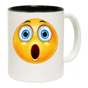Surprised Emoticon Smile Face Icon Mug Cup
