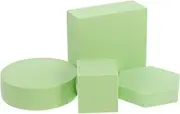 Small Photo Props for Product Photography 4pcs Geometry Foam Cubes Artistic Design Photography Props for Photoshoot