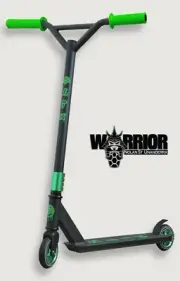 Slik Kids Scooter Green Graphics & Grips Light Weight DISPLAY MODEL PICK UP ONLY