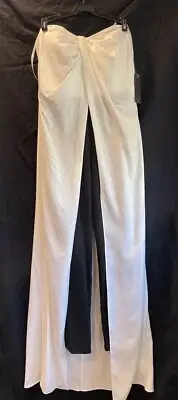 Aidan Mattox Strapless Jumpsuit W/Skirt Overlay, Black and white, Size 8