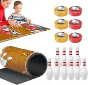 Table Shuffleboard Game | Table Top Multiplayer Curling Board Games - Interactive Supplies, Multifunctional Puzzle Games for Festive Gatherings, Role Play