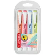 Stabilo Swing Cool Highlighters 4 Pack Pastel Assorted