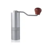 Portable Hand-cranked Coffee Grinder Stainless Steel Grinding Core Italian American Hand-made Coffee Grinder-Grey