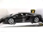 BBURAGO - LAMBORGHINI AVENTADOR LP700-4 (BLACK) - 1/18 DIECAST
