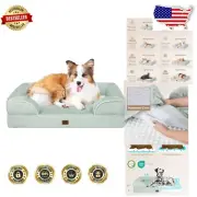 Ultimate Comfort Dog Bed for Large Breeds, Waterproof Memory Foam & Bolsters