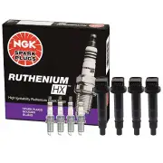 Denso 4 COP Direct Ignition Coils NGK 4 Ruthenium HX Spark Plugs Kit For Scion (for: Toyota)