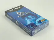 Sony T-120 Premium Grade 6 Hour VHS VCR Tape Blank Sealed High Durability - NEW