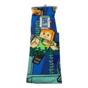 Minecraft Beach Pool Bath Towel 27in x 54 in Underwater